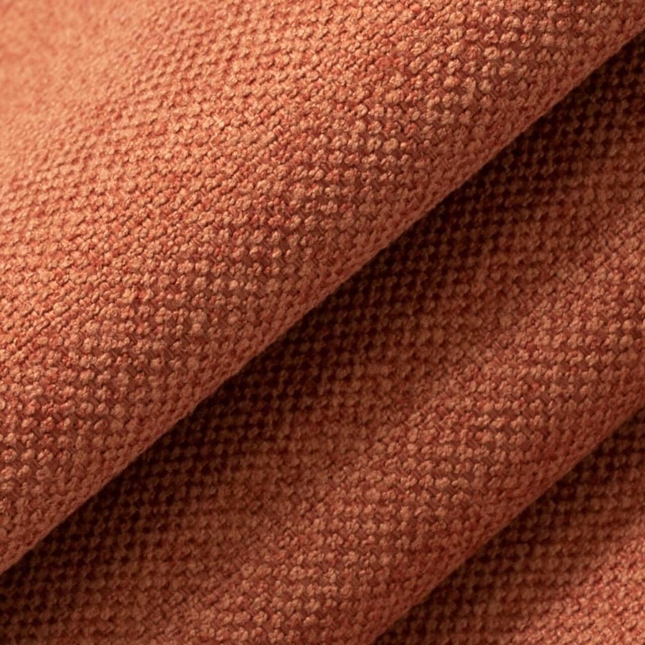 Orange Fade Resistant Plain Textured Upholstery Fabric by The Yard - SKU: Charger Carrot